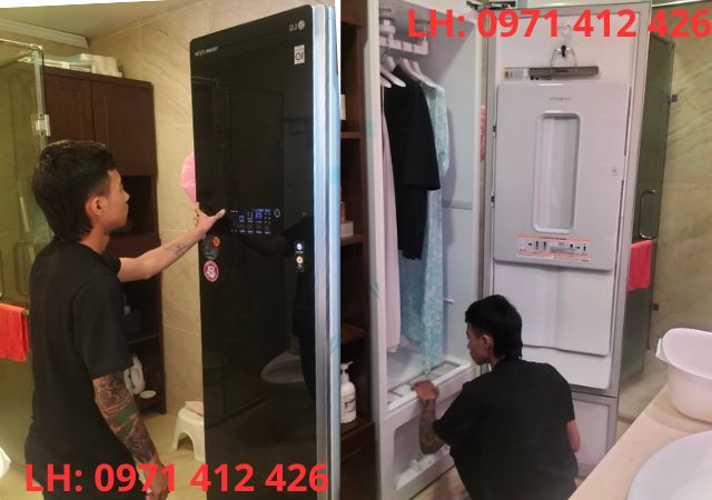 Sửa máy giặt hấp sấy LG báo lỗi FE